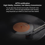 TX800 Optische Faser Bluetooth 5.0 Sender Empfänger Audio Adapter mit Dual-Antennen & OLED-Anzeige