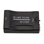 SCART zu HF Video Konverter, unterstützt HF 67.25MHz, 61.25MHz, SCART zu HF