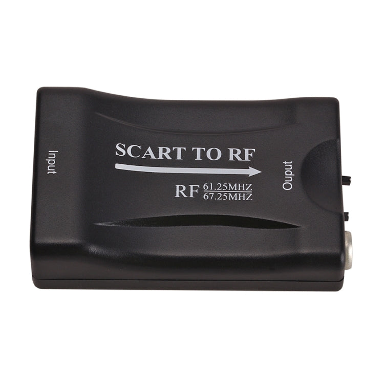 SCART zu HF Video Konverter, unterstützt HF 67.25MHz, 61.25MHz, SCART zu HF