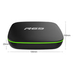R69 1080P HD Smart TV BOX Android 4.4 Mediaplayer mit Fernbedienung, Quad-Core Allwinner H3, RAM: 1GB, ROM: 8GB, 2.4G WiFi, LAN, EU-Stecker, 1GB+8GB