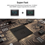 R69 1080P HD Smart TV BOX Android 4.4 Mediaplayer mit Fernbedienung, Quad-Core Allwinner H3, RAM: 1GB, ROM: 8GB, 2.4G WiFi, LAN, EU-Stecker, 1GB+8GB
