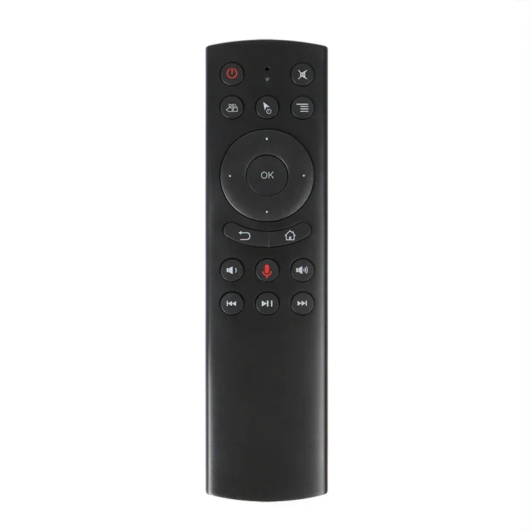 G20S 2,4-GHz-Air-Mouse-Fernbedienung mit Fidelity-Spracheingabe, IR-Lernfunktion und 6-Achsen-Gyroskop für PC, Android-TV-Box, Laptop und Projektor, G20S