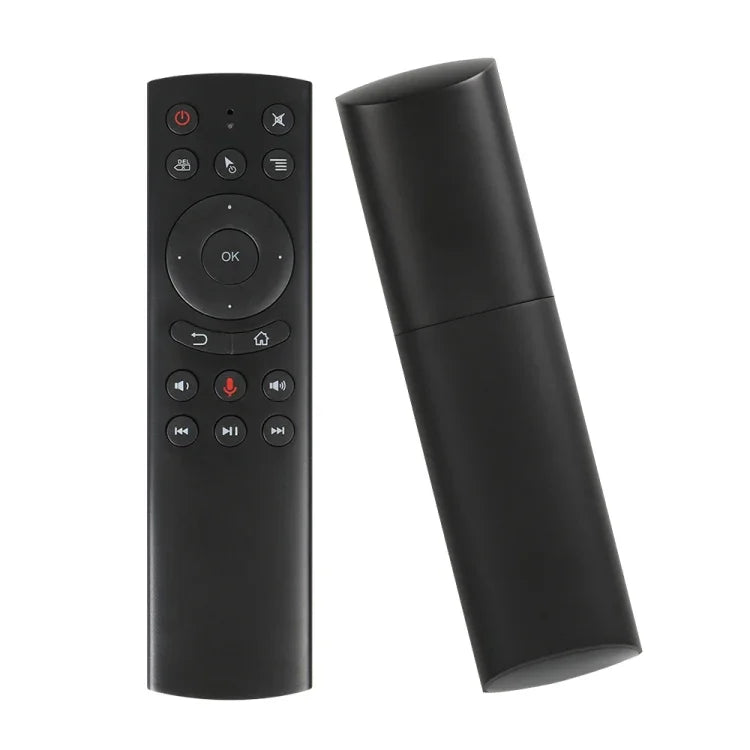 G20S 2,4-GHz-Air-Mouse-Fernbedienung mit Fidelity-Spracheingabe, IR-Lernfunktion und 6-Achsen-Gyroskop für PC, Android-TV-Box, Laptop und Projektor, G20S