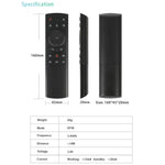 G20S 2,4-GHz-Air-Mouse-Fernbedienung mit Fidelity-Spracheingabe, IR-Lernfunktion und 6-Achsen-Gyroskop für PC, Android-TV-Box, Laptop und Projektor, G20S