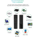 G20S 2,4-GHz-Air-Mouse-Fernbedienung mit Fidelity-Spracheingabe, IR-Lernfunktion und 6-Achsen-Gyroskop für PC, Android-TV-Box, Laptop und Projektor, G20S