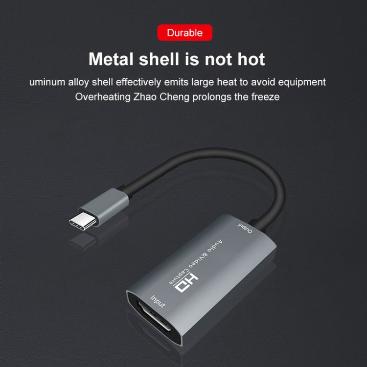 Z29A HDMI-Buchse auf USB-C / Typ-C-Stecker Video-Audio-Aufnahmegerät, Z29A