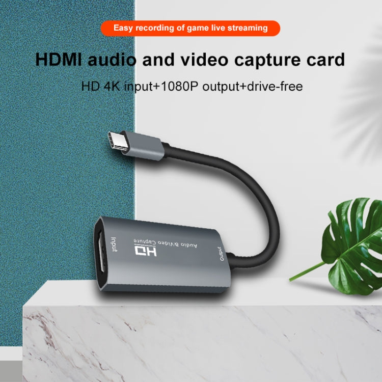 Z29A HDMI-Buchse auf USB-C / Typ-C-Stecker Video-Audio-Aufnahmegerät, Z29A