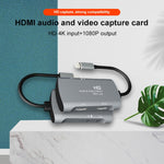 Z30A HDMI-Buchse + Mikrofon auf HDMI-Buchse + Audio + USB-C / Typ-C Video Capture Box, Z30A