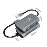 Z31 HDMI Buchse zu HDMI Buchse + Audio + USB 2.0 Video-Aufnahmegerät, Z31