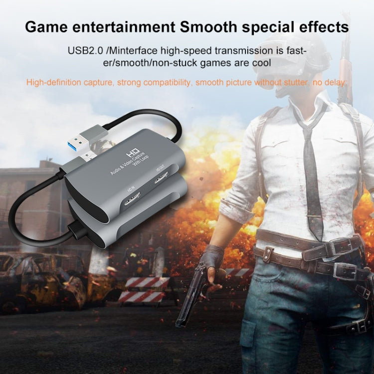 Z31 HDMI Buchse zu HDMI Buchse + Audio + USB 2.0 Video-Aufnahmegerät, Z31