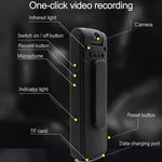 B18 Rückenclip Design 1080P HD-Kameraaufnahme-Stift, unterstützt Bewegungserkennung / Infrarot-Nachtsicht / 180 Grad Rotation Kamera / TF-Karte
