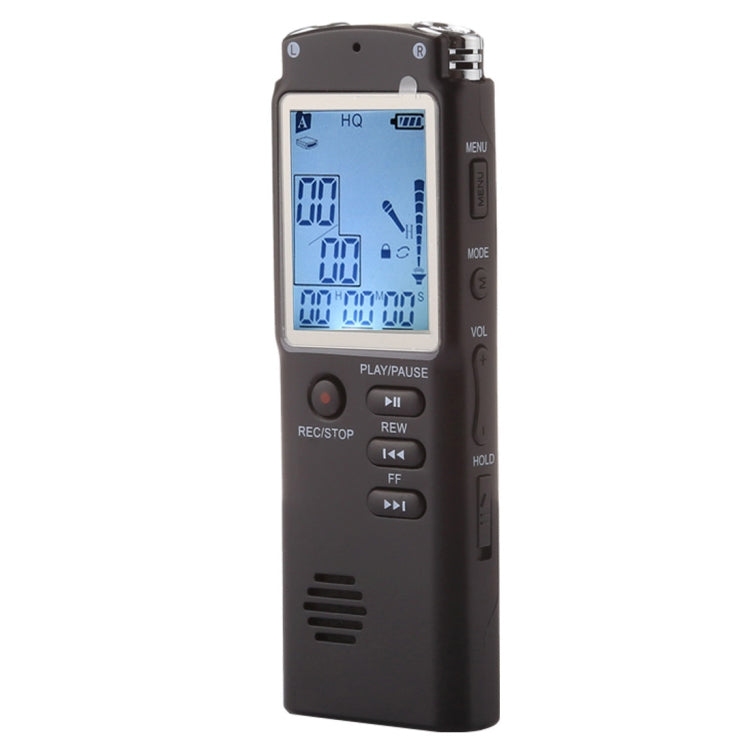 VM113 Tragbarer Audio-Voice-Recorder, 8GB, unterstützt Musikwiedergabe / LINE-IN & Telefonaufzeichnung
