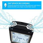 VM113 Tragbarer Audio-Voice-Recorder, 8GB, unterstützt Musikwiedergabe / LINE-IN & Telefonaufzeichnung