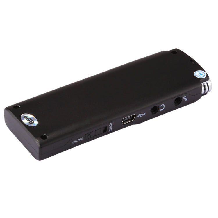 VM113 Tragbarer Audio-Voice-Recorder, 8GB, unterstützt Musikwiedergabe / LINE-IN & Telefonaufzeichnung