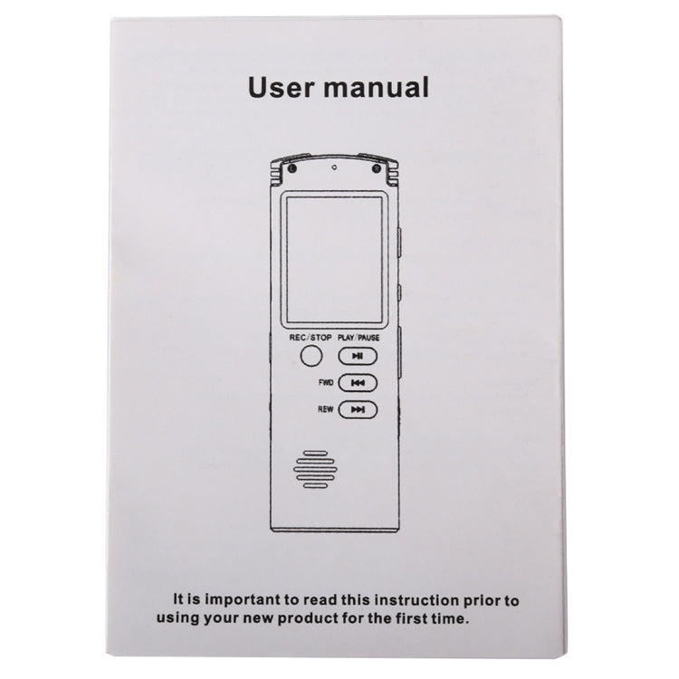 VM113 Tragbarer Audio-Voice-Recorder, 8GB, unterstützt Musikwiedergabe / LINE-IN & Telefonaufzeichnung