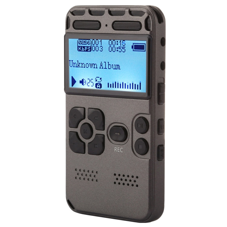 VM181 Tragbarer Audio-Diktierrekorder, 8 GB, unterstützt Musikwiedergabe / TF-Karte / LINE-IN & Telefonaufzeichnung