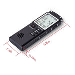 T60 Monochromes Display HD Rauschunterdrückung Digitaler Diktierrekorder, 16G, Unterstützt MP3 / WAV Format, 16G