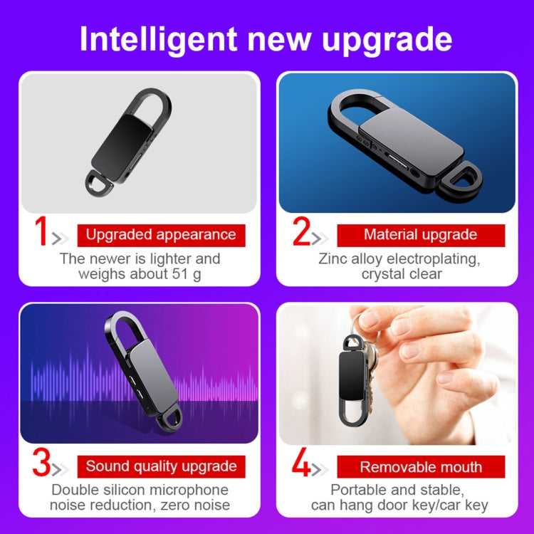 S20 16GB Schlüsselanhänger HD Geräuschreduzierungs Tragbarer Aufnahme-Stift, 16GB