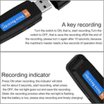 SK001 Wiederaufladbares U-Disk Tragbares USB Diktiergerät, Kein Speicher, Kein Speicher