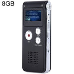 SK012 8GB Intelligenter Geräuschunterdrückungs-HD-Sprachaufnahme-Stift, Schwarz 8GB