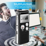 SK012 16GB Intelligenter Geräuschunterdrückungs-HD-Sprachaufnahme-Stift, Schwarz 16GB