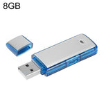 SK858 8GB Wiederaufladbarer Tragbarer U-Disk Meeting-Sprachrekorder, 8GB