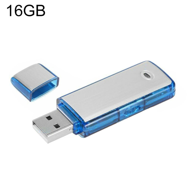 SK858 16GB Wiederaufladbarer Tragbarer U-Disk Meeting-Sprachrekorder, 16GB