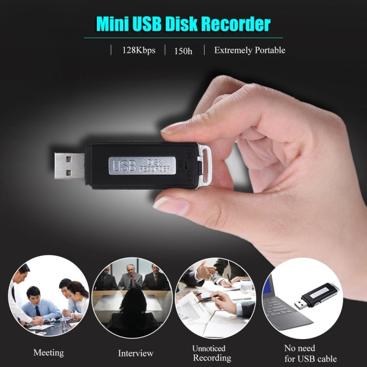 SK868 64GB Wiederaufladbarer Tragbarer U-Disk Sprachrekorder, 64GB