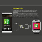 DZ09 1.56 inch Screen Bluetooth 3.0 Android 4.1 OS Above Smart Watch Phone with Bluetooth Call & Call Reminder & Sleep Monitor & Pedometer & Sedentary Reminder & Calendar & SMS & Audio and Video Player & Anti-loss Function