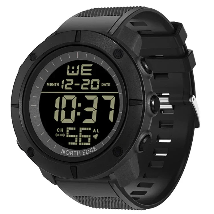 TANK North Edge Herrenmode Professional Militär Armee Outdoor Sport Wasserdichte Lauf Schwimmen Smart Digitaluhr, TANK North Edge