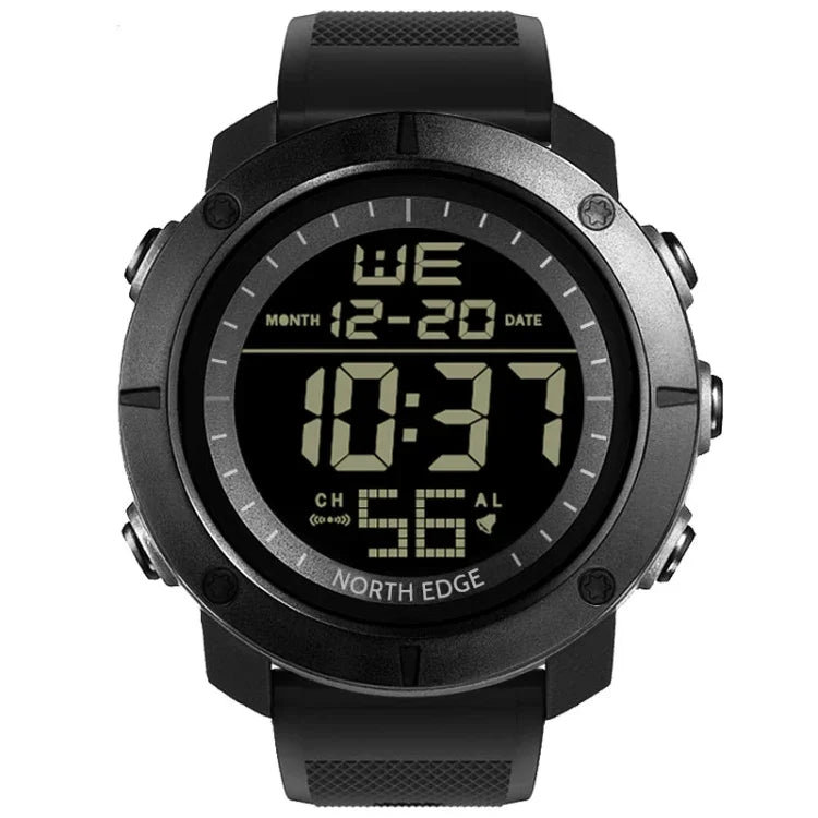 TANK North Edge Herrenmode Professional Militär Armee Outdoor Sport Wasserdichte Lauf Schwimmen Smart Digitaluhr, TANK North Edge