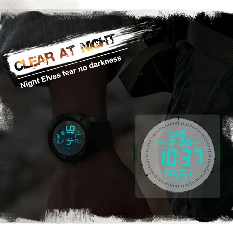 TANK North Edge Herrenmode Professional Militär Armee Outdoor Sport Wasserdichte Lauf Schwimmen Smart Digitaluhr, TANK North Edge