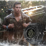 TANK North Edge Herrenmode Professional Militär Armee Outdoor Sport Wasserdichte Lauf Schwimmen Smart Digitaluhr, TANK North Edge