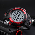 SKMEI 1258 Multifunktionale Outdoor-Sport-Nachtleuchtende wasserdichte Armbanduhr, Größe: S