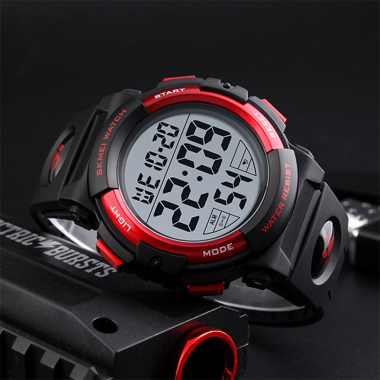 SKMEI 1258 Multifunktionale Outdoor-Sport-Nachtleuchtende wasserdichte Armbanduhr, Größe: S