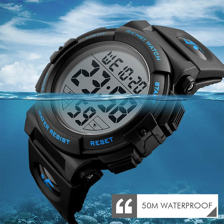 SKMEI 1258 Multifunktionale Outdoor-Sport-Nachtleuchtende wasserdichte Armbanduhr, Größe: S