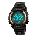 SKMEI 1258 Multifunktionale Outdoor-Sport-Nachtleuchtende wasserdichte Armbanduhr, Größe: S