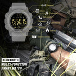 NORTH EDGE AK Bluetooth Multifunktions-Smartwatch mit LED-Hintergrundbeleuchtung, unterstützt Anruferinnerung, intelligente Stoppuhr, Informationserinnerung, AK
