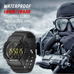 NORTH EDGE AK Bluetooth Multifunktions-Smartwatch mit LED-Hintergrundbeleuchtung, unterstützt Anruferinnerung, intelligente Stoppuhr, Informationserinnerung, AK