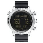 NORTH EDGE AQUA 100m wasserdichte Taucher-Smartwatch, unterstützt Leuchtanzeige & Kompassmodus, AQUA