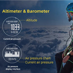 NORTH EDGE AQUA 100m wasserdichte Taucher-Smartwatch, unterstützt Leuchtanzeige & Kompassmodus, AQUA