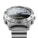 North Edge GAVIA Herren Outdoor Sport 50m Wasserdichte Smart Digitaluhr Taucheruhr, Unterstützt Barometer & Schrittzähler, GAVIA