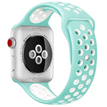 Für Apple Watch Ultra 49mm&Watch Ultra 2 49mm / Series 10 46mm / 9&8&7 45mm / SE 3&SE 2&6&SE&5&4 44mm / 3&2&1 42mm modisches klassisches Silikon-Sportarmband (Grau Gelb), WA1231A, WA1231B, WA1231BG, WA1231BH, WA1231BL, WA1231BM, WA1231BR, WA1231B...