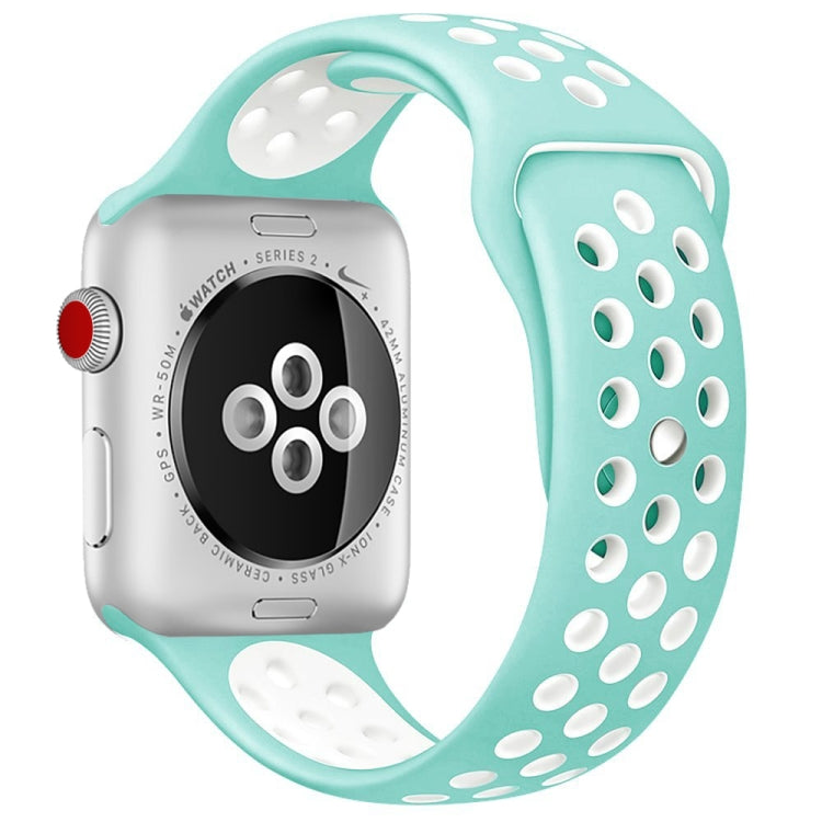 Für Apple Watch Ultra 49mm&Watch Ultra 2 49mm / Series 10 46mm / 9&8&7 45mm / SE 3&SE 2&6&SE&5&4 44mm / 3&2&1 42mm modisches klassisches Silikon-Sportarmband (Grau Gelb), WA1231A, WA1231B, WA1231BG, WA1231BH, WA1231BL, WA1231BM, WA1231BR, WA1231B...