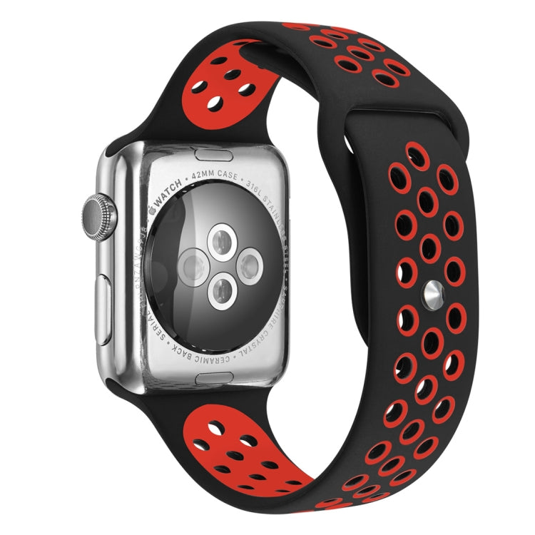 Für Apple Watch Ultra 49mm&Watch Ultra 2 49mm / Series 10 46mm / 9&8&7 45mm / SE 3&SE 2&6&SE&5&4 44mm / 3&2&1 42mm modisches klassisches Silikon-Sportarmband (Grau Gelb), WA1231A, WA1231B, WA1231BG, WA1231BH, WA1231BL, WA1231BM, WA1231BR, WA1231B...