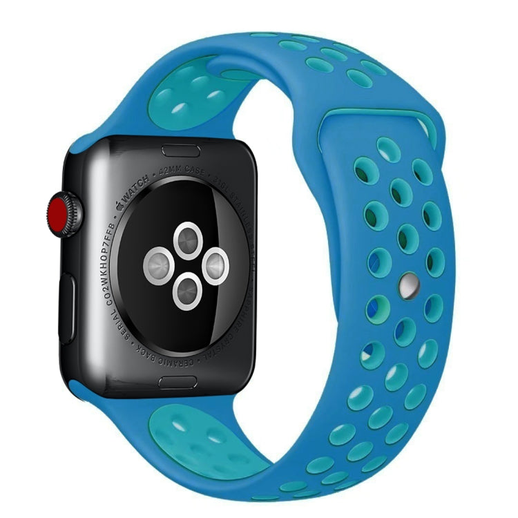 Für Apple Watch Ultra 49mm&Watch Ultra 2 49mm / Series 10 46mm / 9&8&7 45mm / SE 3&SE 2&6&SE&5&4 44mm / 3&2&1 42mm modisches klassisches Silikon-Sportarmband (Grau Gelb), WA1231A, WA1231B, WA1231BG, WA1231BH, WA1231BL, WA1231BM, WA1231BR, WA1231B...