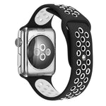 Für Apple Watch Ultra 49mm&Watch Ultra 2 49mm / Series 10 46mm / 9&8&7 45mm / SE 3&SE 2&6&SE&5&4 44mm / 3&2&1 42mm modisches klassisches Silikon-Sportarmband (Grau Gelb), WA1231A, WA1231B, WA1231BG, WA1231BH, WA1231BL, WA1231BM, WA1231BR, WA1231B...