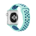 Für Apple Watch Ultra 49mm&Watch Ultra 2 49mm / Series 10 46mm / 9&8&7 45mm / SE 3&SE 2&6&SE&5&4 44mm / 3&2&1 42mm modisches klassisches Silikon-Sportarmband (Grau Gelb), WA1231A, WA1231B, WA1231BG, WA1231BH, WA1231BL, WA1231BM, WA1231BR, WA1231B...