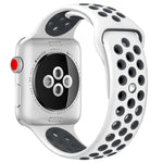 Für Apple Watch Ultra 49mm&Watch Ultra 2 49mm / Series 10 46mm / 9&8&7 45mm / SE 3&SE 2&6&SE&5&4 44mm / 3&2&1 42mm modisches klassisches Silikon-Sportarmband (Grau Gelb), WA1231A, WA1231B, WA1231BG, WA1231BH, WA1231BL, WA1231BM, WA1231BR, WA1231B...
