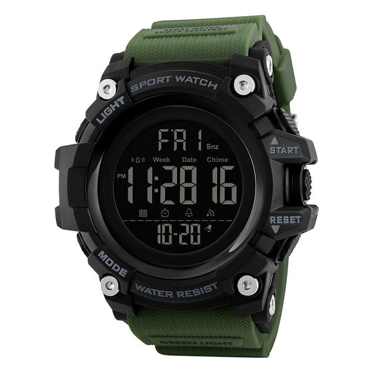 SKMEI 1384 Multifunktionale Herren Outdoor Mode Nachleuchtende Wasserdichte LED Digitaluhr